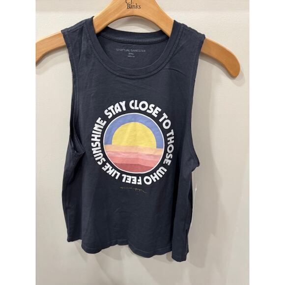 Spiritual Gangster Sunshine Gigi Muscle Tank - Picture 1 of 2